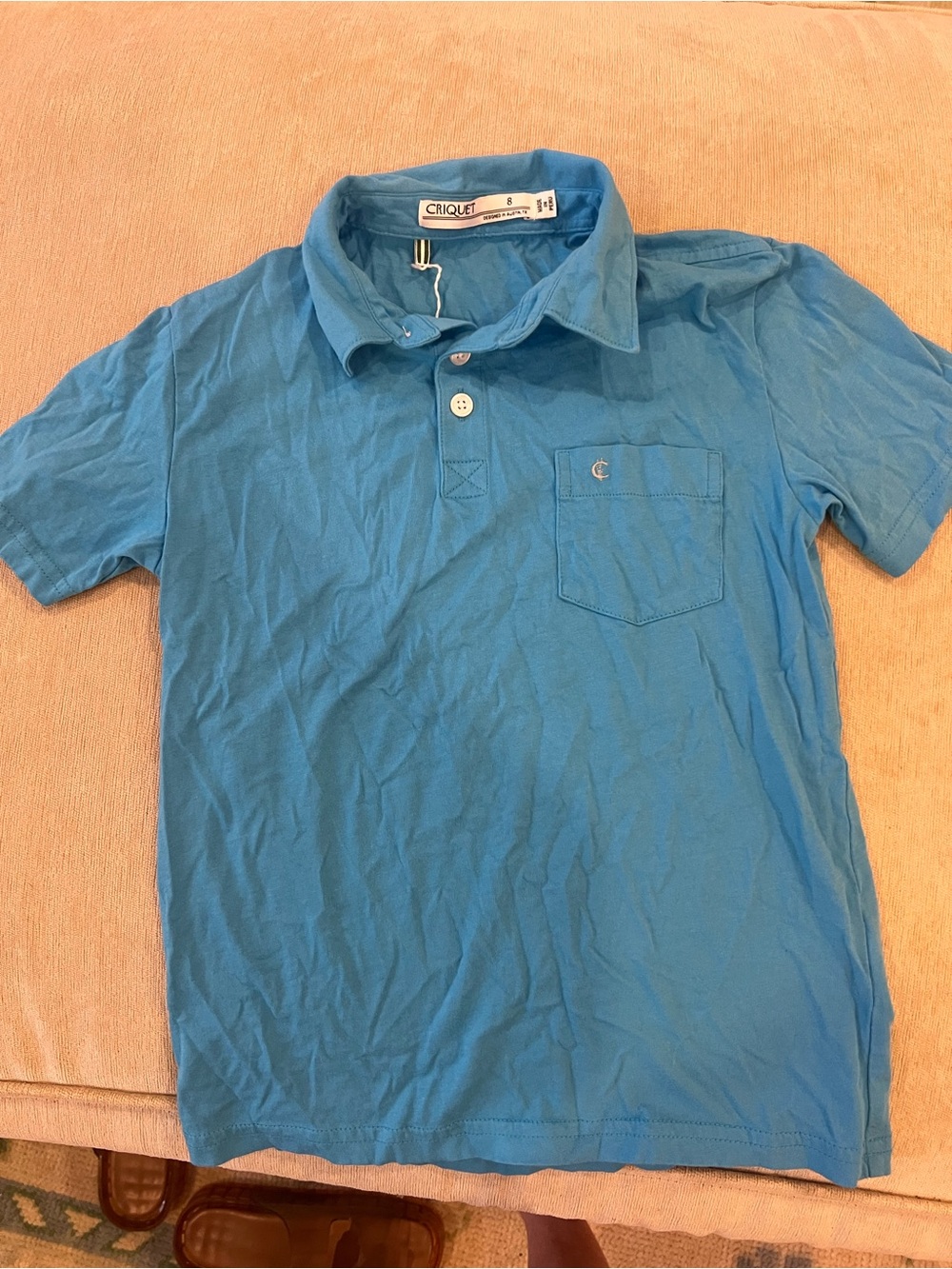 Criquet kids Polo Shirt - Sky Blue